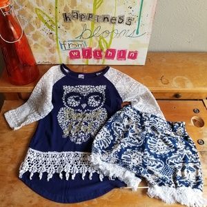 🥳 5 for $10 🥳 Owl Top and Shorts
